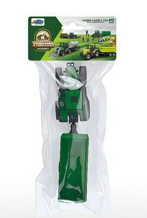 Инерц. 17см "Трактор" с прицепом (5279-105) в пакете