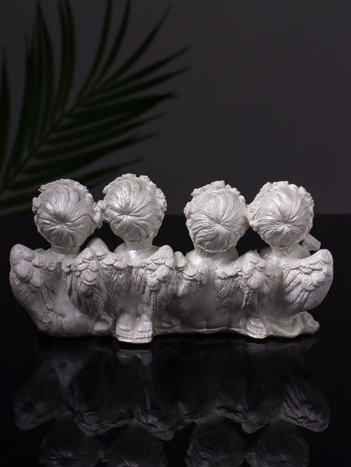 Фигурка гипс Ангелы Love, 7?13?5 см, перламутр