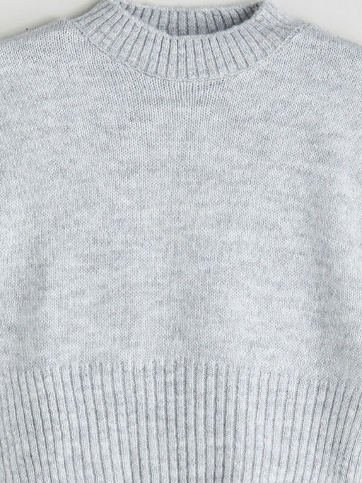 Yar?m Bal?k?? Yaka K?z ?ocuk Triko S?veter