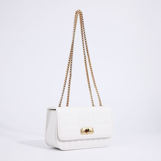 Сумка-мессенджер на клапане, цвет белый - Simaland фото 6