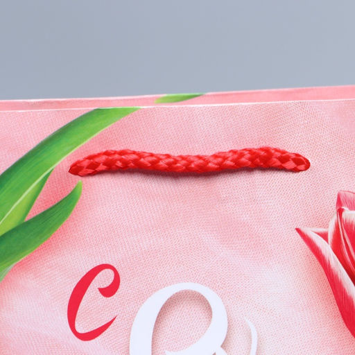 Цена за 2 шт. Пакет подарочный ламинированный, упаковка, «8 марта», MS 18×23×8 см