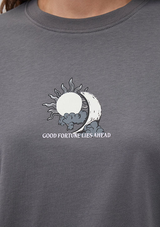 Bask?l? Lacivert Tisort - Mavi фото 6