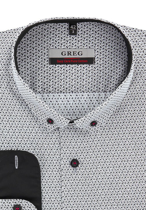 Сорочка мужская длинный рукав GREG 333/131/006/Z/b/1_GB