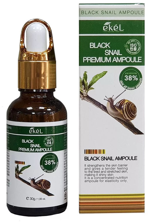 Премиальный ампульный крем с муцином черной улитки - Premium Ampule Cream Black Snail , 30 мл