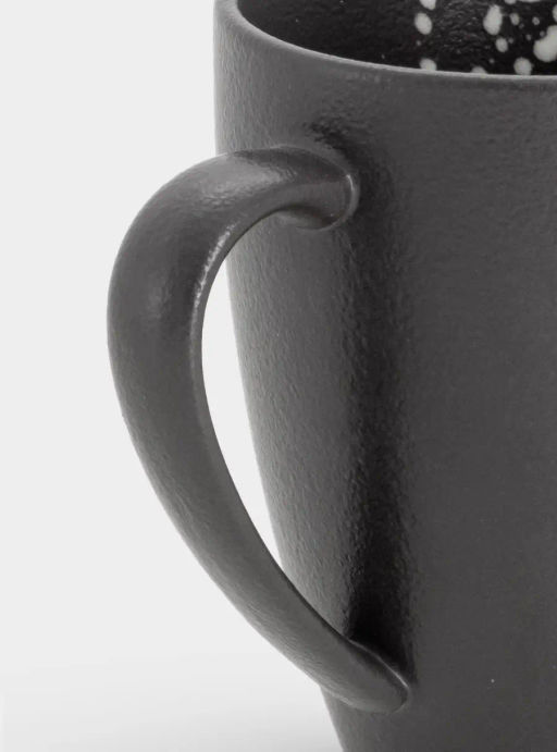 Кружка, 400 мл, фарфор P, черная, в белую крапинку, Caviar Galaxy - Maxwell & Williams фото 5