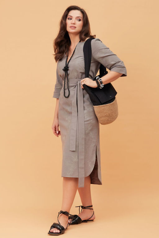 Платье ANDINA CITY 8022-24 серый  фото 2