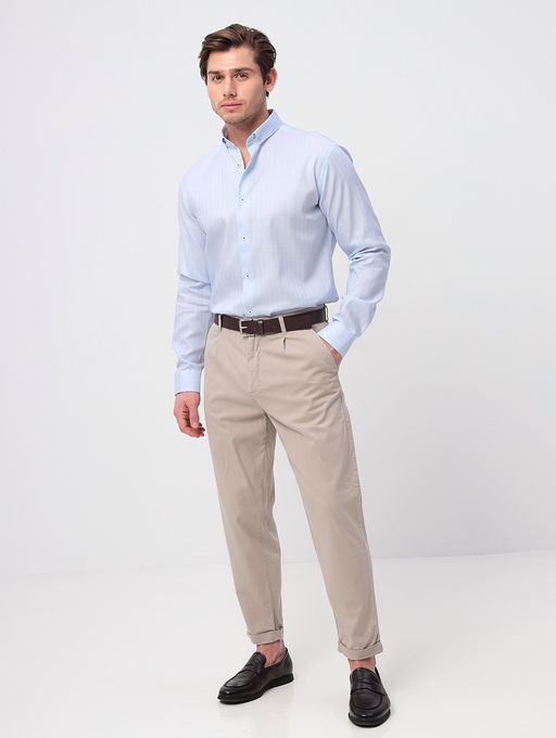 Сорочка мужская длинный рукав GREG 211/131/3350/Z/b  фото 8