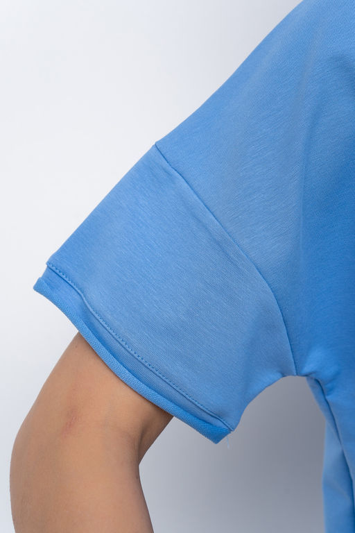 футболка из лёгкого хлопкового футера - Solo mio фото 4