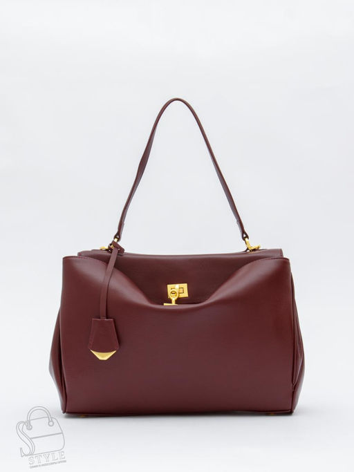 Сумка женская кожаная 2094YJ wine red Polina&Eiterou