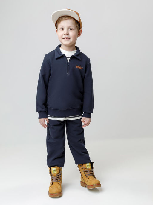 КР 302798/глубокий синий к620 джемпер (свитшот) для мал