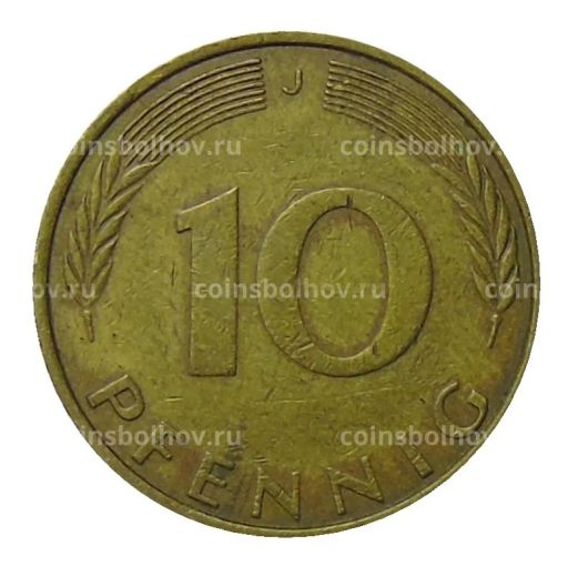 10 пфеннигов 1974 года J Германия