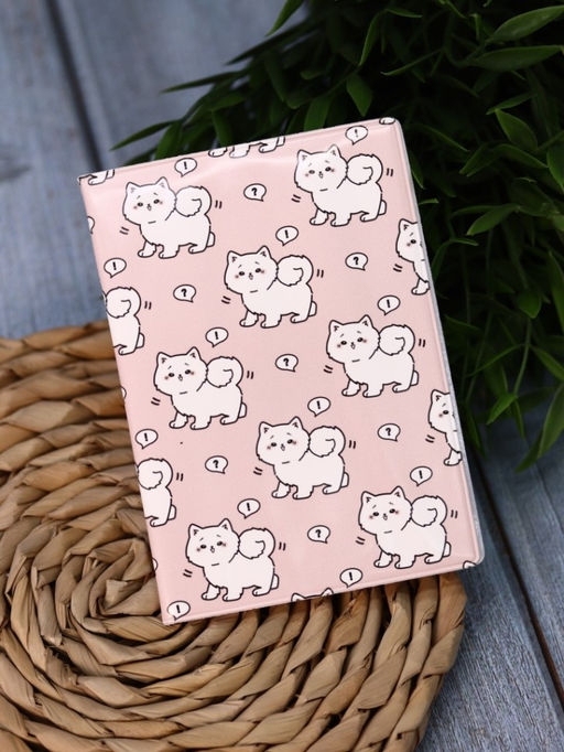 Обложка для паспорта Аниме Many white cat, плотность 600 мкм