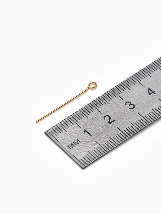 Штифт с петлёй СМ-1083, 2.8 см, (набор 100 г), цвет золото