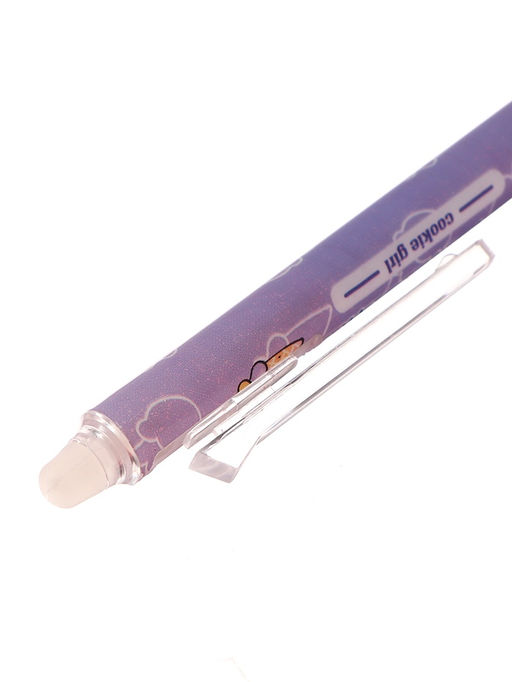 Цена за 6 шт. Ручка гелевая автоматические стираемые чернила, 0.5 мм, стержень синий, грип, Милашка, МИКС - Simaland фото 5