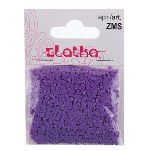 Страз неклеевой Zlatka ZMS SS07 цветные 2.3 х 2.3 мм акрил 10 х 10 г в пакете с картонным еврослотом СК/Распродажа № 0708 гр.красный