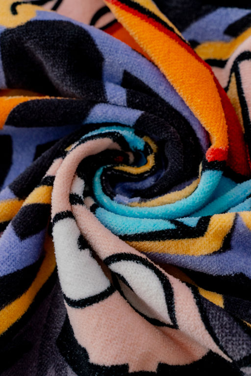 Полотенце пляжное  махровое 70*140, 100 % хлопок, А4 Лава - Протекс фото 6