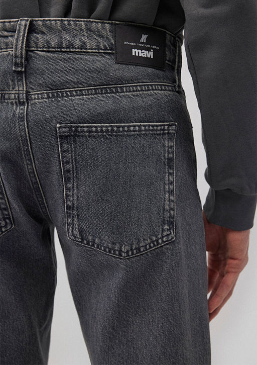 London Street Gri Denim Jean Pantolon - Mavi фото 6