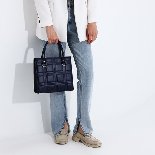 Сумка-тоут на молнии, цвет синий - Simaland фото 2