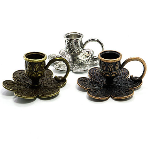 Подсвечник МИКС под свечу и подставка под благовония конусы металл