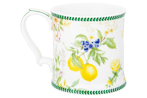 Кружка 380 мл 12,3*9*9 см Лимоны NEW BONE CHINA - Elan gallery фото 4