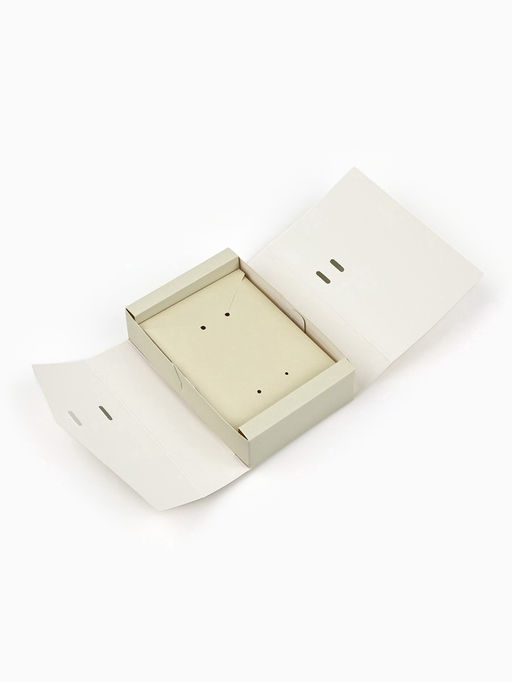 Цена за 5 шт. Коробка под бижутерию «Бежевая», 12×8.5×3 см