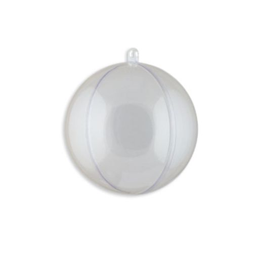 Love2art PLB-002 Заготовка для декорирования шар пластик d 8 см 10 шт прозрачный