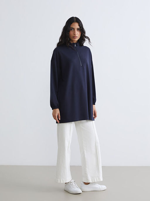 Soft Touch Oversize Kad?n Sweatshirt Tunik