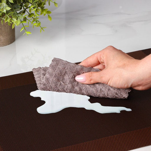 Набор салфеток сервировочных на стол Доляна Шахматы, 4530 см, 4 шт, цвет коричневый  фото 7