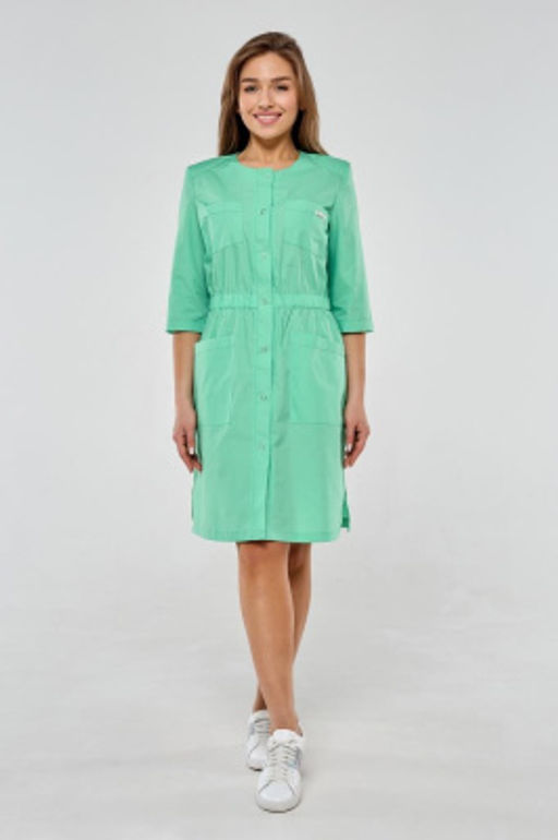 Халат женский 184 TC. Цвет: зеленое яблоко - Стильб фото 8