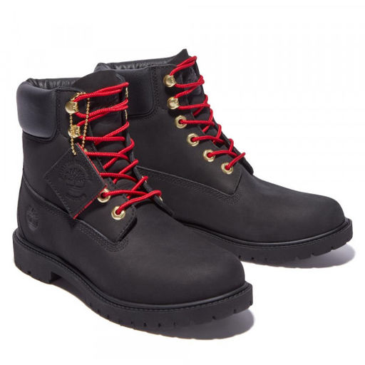 Женские ботинки Timberland 6 Inch Heritage Boot Cupsole WP черные  фото 4