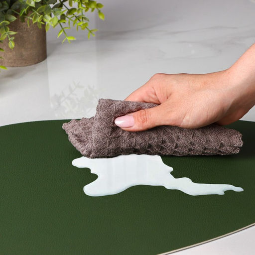 Набор салфеток сервировочных на стол Доляна Тэм, 4435 см, 4 шт, цвет зелёный  фото 5