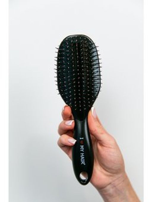 ILMH Spider 1502L Черная Щетка для бережного распутывания волос, 23 см - I love my hair фото 8