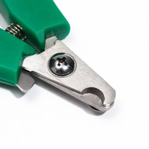 Когтерез боковой малый с нескользящими ручками, отверстие 9 мм, зелёный с серым - Пижон фото 3
