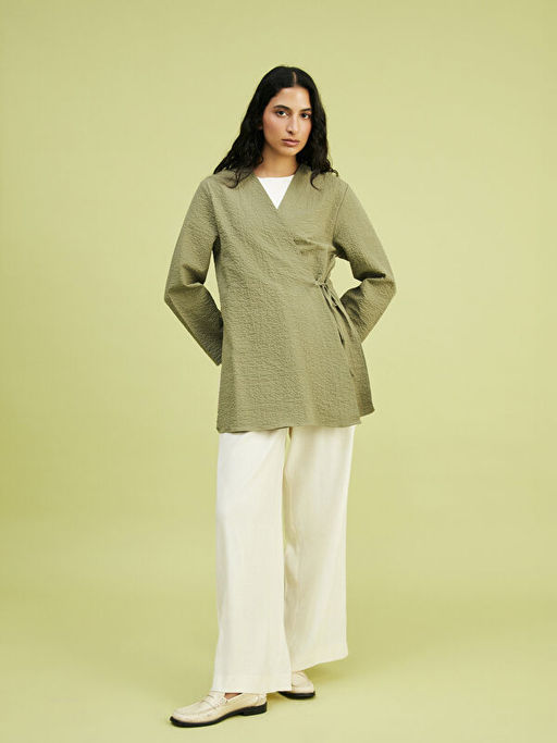 Kruvaze Yaka Kad?n Kimono