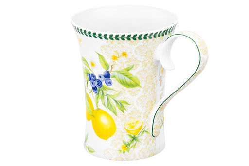 Кружка 400 мл 13*9*12 см Лимоны NEW BONE CHINA - Elan gallery фото 15