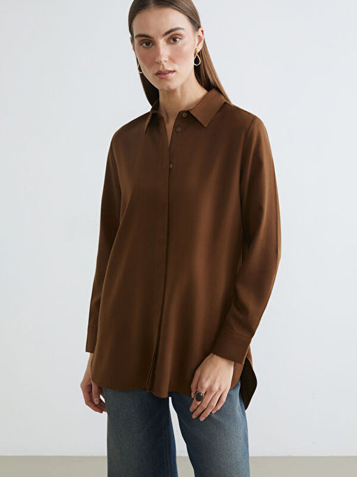 Gabardin Kad?n G?mlek Tunik