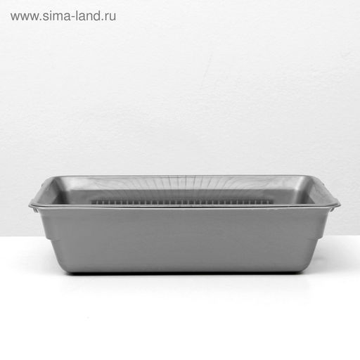 Туалет глубокий с сеткой 36×25×9 см, серый