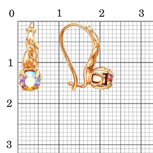 СЕРЬГИ 346441рМс - Красная пресня фото 2