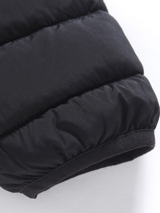 Куртка мужская стёганая с капюшоном с графеновой подкладкой черного цвета 9625_1Ch