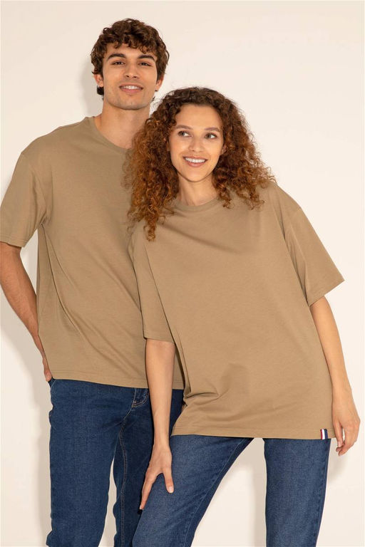 Футболка U.S. Polo Assn цвета хаки из хлопка  фото 2