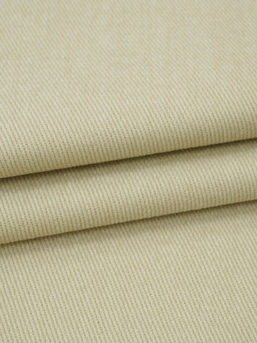 Джинс с ворсом цв.Св.телесно-желтый с оливковым оттенком, ш.1.5м, хлопок-100%, 330гр/м.кв - Купава фото 2