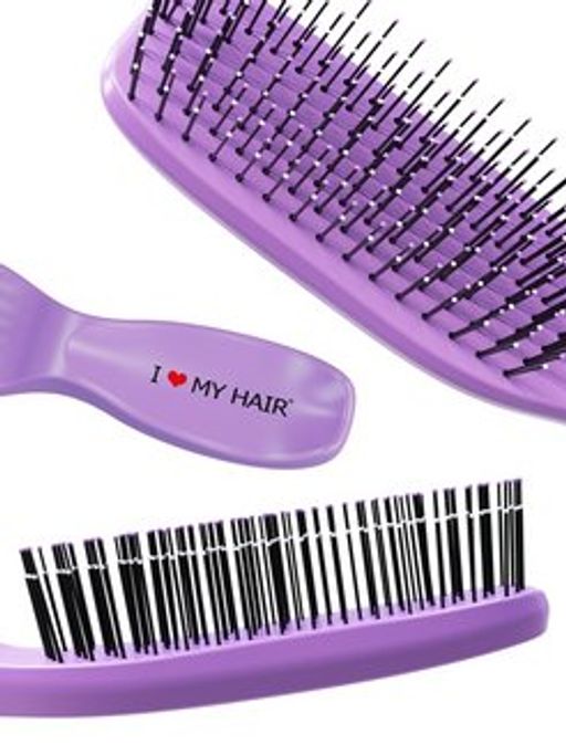 ILMH Spider 1503S  Лаванда глянцевая Щетка для бережного распутывания волос, 17 см - Cool hair фото 6