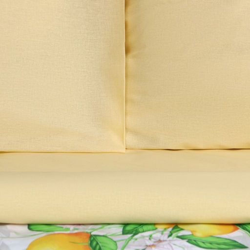 Постельное бельё 1.5-спальное «Этель. Лимонное утро», бязь