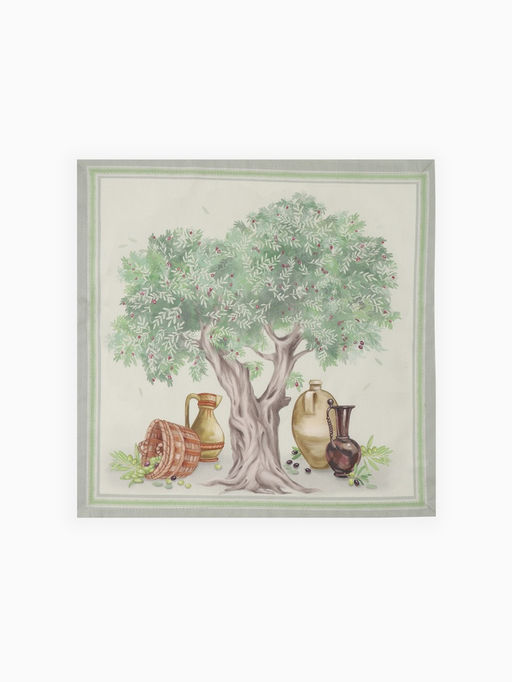 Набор кухонный Этель Olivia, скатерть 110?1453 см, салфетки 40?40 см-4 шт., 100% хлопок