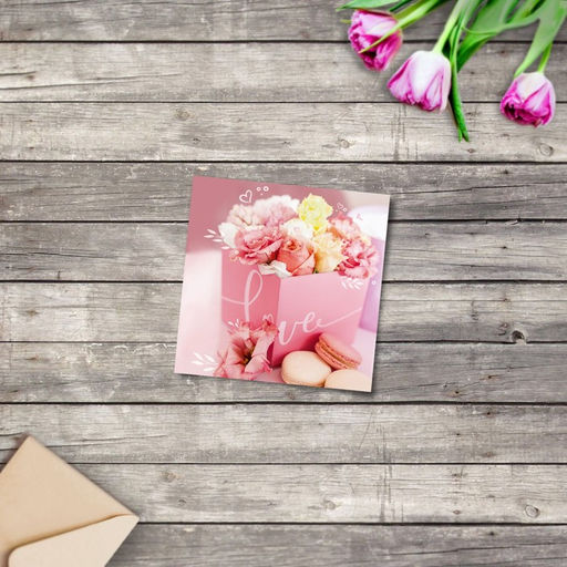 Цена за 20 шт. Мини‒открытка «Поздравляю», 7×7 см