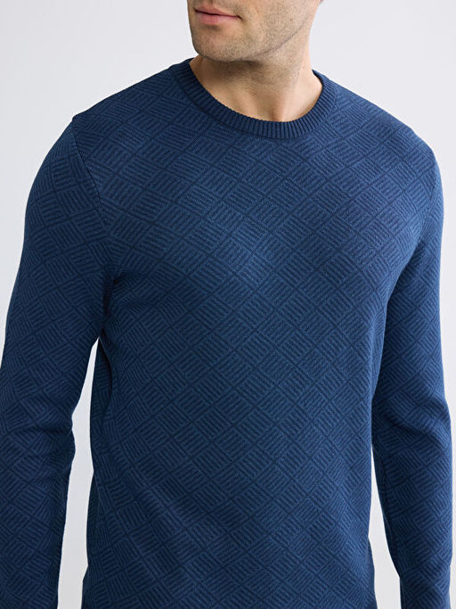 Standart Kal?p Bisiklet Yaka Erkek Triko Kazak