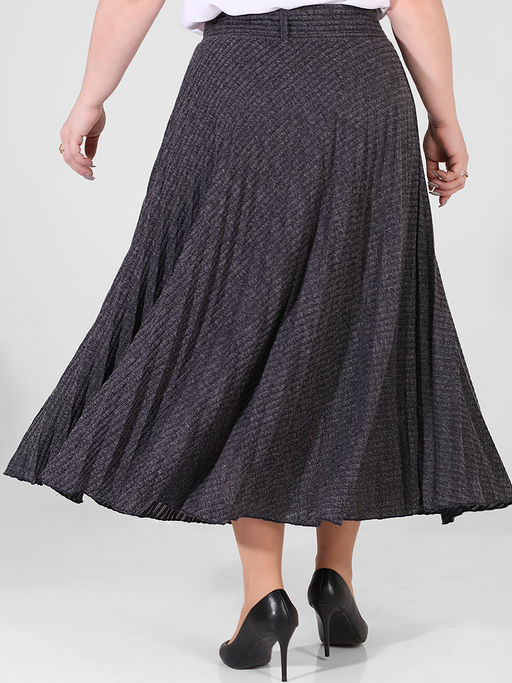 Юбка плиссированная длинная - Almond фото 5