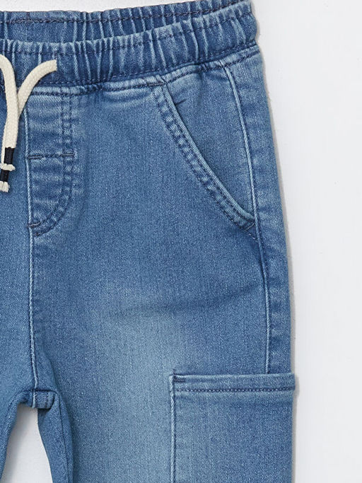 Beli Lastikli Basic Erkek Bebek Jean Pantolon - Waikiki фото 2