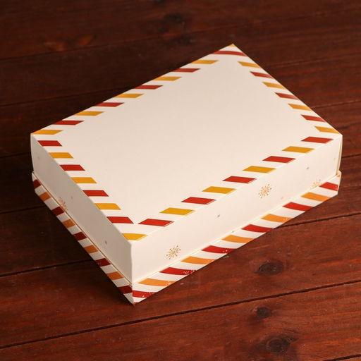 Цена за 5 шт. Подарочная коробка, сборная Новогодняя почта, 24?17?8 см