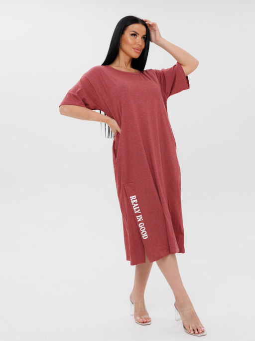 5130 ТУНИКА ЖЕНСКАЯ (Малиновый) - А-дина фото 3